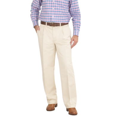 Charles Tyrwhitt Natural Single Pleat Chino