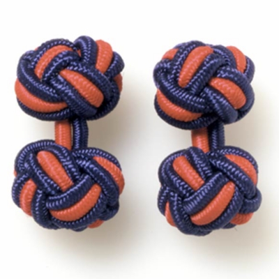 Charles Tyrwhitt Navy and Red Silk Knots