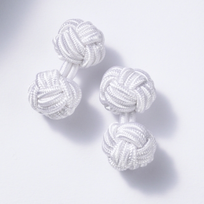 Charles Tyrwhitt White Silk Knots