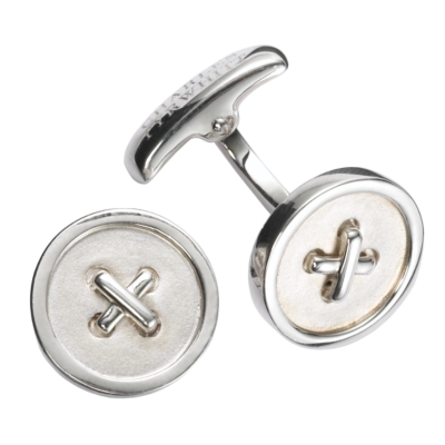 Charles Tyrwhitt Sterling Classic Silver Button