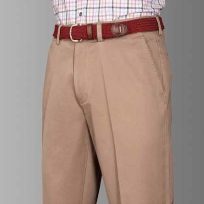 Mushroom Flat Front Chino