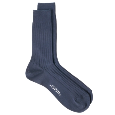 Navy Cotton Socks Pack of 3