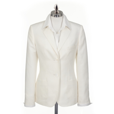 Charles Tyrwhitt Chalk Linen Cotton Blazer