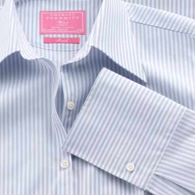 Charles Tyrwhitt Sky Bengal Stretch Shirt