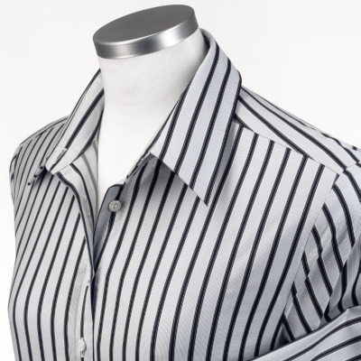 Charles Tyrwhitt Black Stripe Sea Island Quality Tailored Shirt