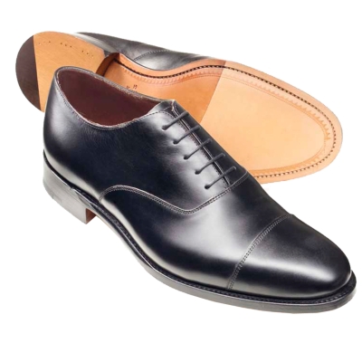 Black Calf Leather Oxford