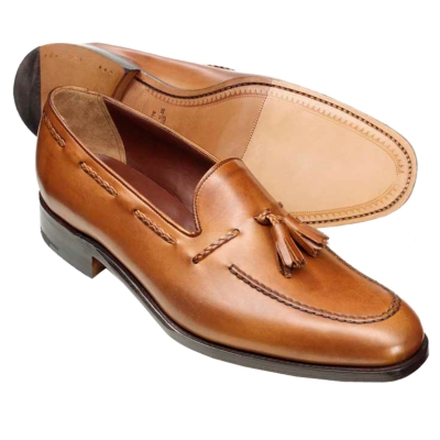 Tan Brunel Tassel Loafer