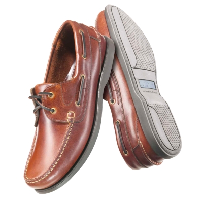 Charles Tyrwhitt Brown Claremont Leather Boat Shoe