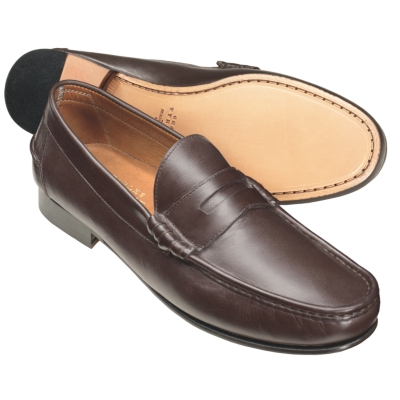 Charles Tyrwhitt Brown Marlborough Penny Loafer