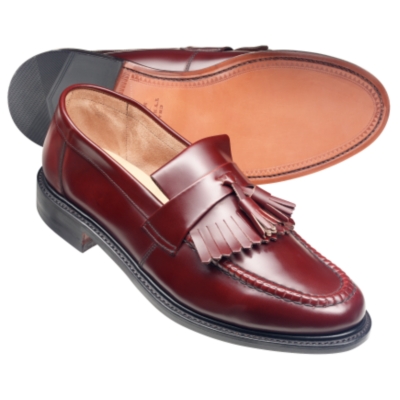 Charles Tyrwhitt Oxblood Fringe Tassle Loafers