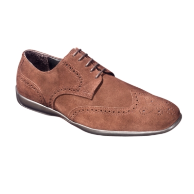 Charles Tyrwhitt Brown Suede Light Weight Brogues