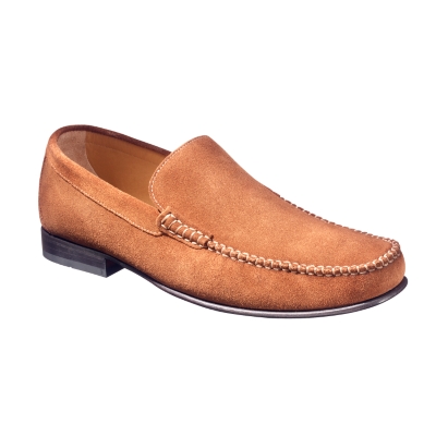 Charles Tyrwhitt Ginger Box-Stitch Moccasins