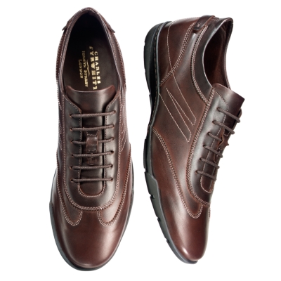 Dark Brown Smart Work Trainers