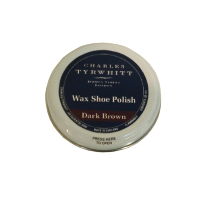 Charles Tyrwhitt Dark Brown Polish Tin