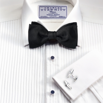 Charles Tyrwhitt Pleat Bib Front Classic Collar Evening Shirt