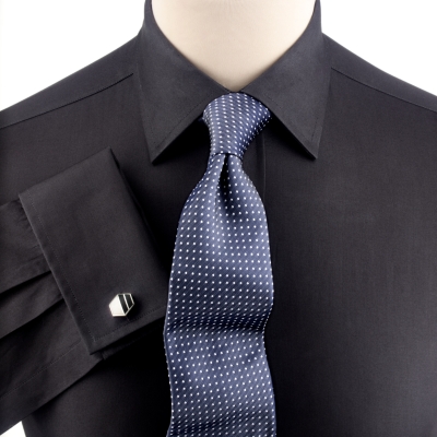 Charles Tyrwhitt Black Poplin Slim Fit Shirt