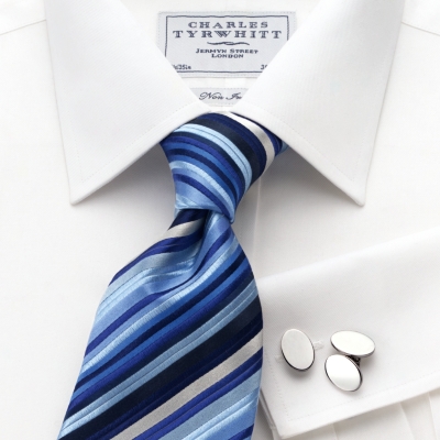 Charles Tyrwhitt White Twill Non-iron Classic Shirt