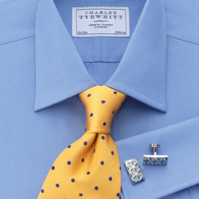 Charles Tyrwhitt China Blue Poplin Shirt