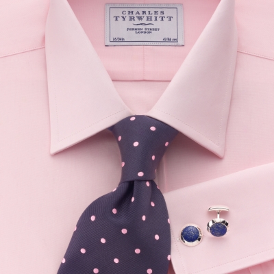 Charles Tyrwhitt Pink Poplin Shirt