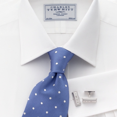 Charles Tyrwhitt White Poplin Shirt