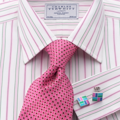 Charles Tyrwhitt Curtis Pink 