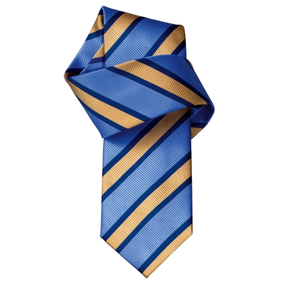 Charles Tyrwhitt Barlow Gold Stripe Woven Tie