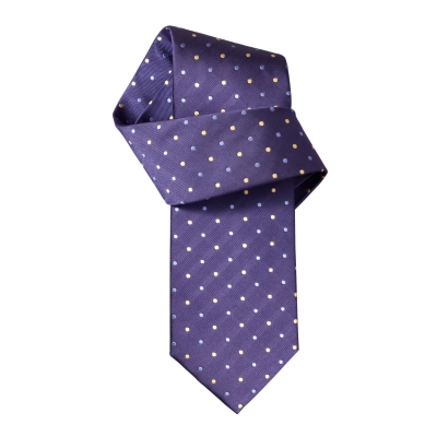 Charles Tyrwhitt Barton Navy Spot Woven Tie