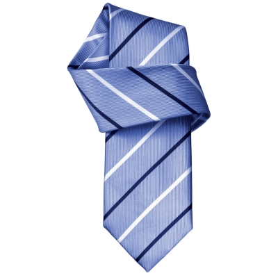 Charles Tyrwhitt Jamie Sky Stripe Woven Tie