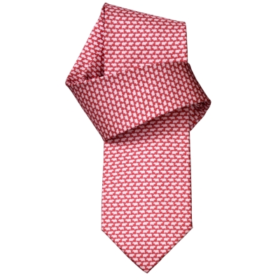 Charles Tyrwhitt Pink Pig Printed Tie