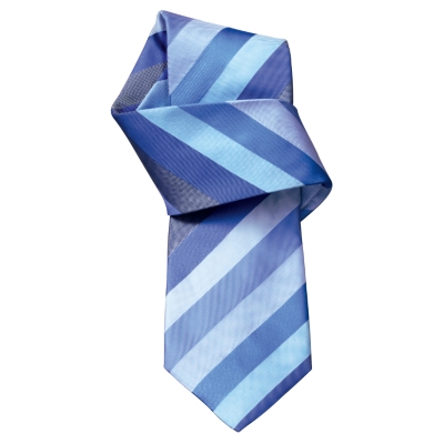 Charles Tyrwhitt Harper Blue Multi-Stripe Handmade Woven Tie