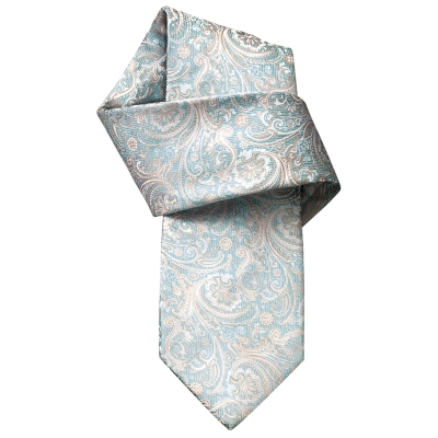 Charles Tyrwhitt Hayward Mint Paisley Handmade Woven Tie