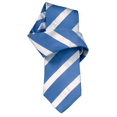 Charles Tyrwhitt Jefferson Sky Satin Stripe Handmade Woven Tie
