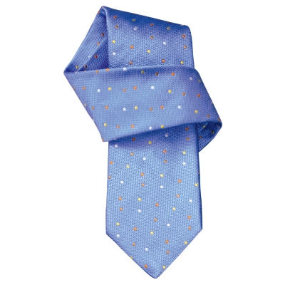 Charles Tyrwhitt Peter Sky Blue Spot Handmade Woven Tie