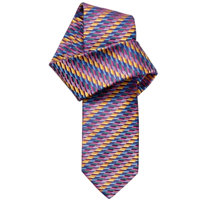 Charles Tyrwhitt Aaron Dark Multi-Woven Handmade Skinny Tie