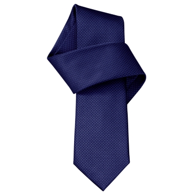 Charles Tyrwhitt Anthony Navy Houndstooth Woven Skinny Tie