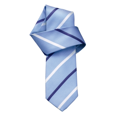 Charles Tyrwhitt Dean Blue Oxford Stripe Woven Skinny Tie