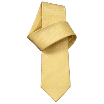 Charles Tyrwhitt Arnold Gold Mini-Spot Handmade Woven Skinny Tie