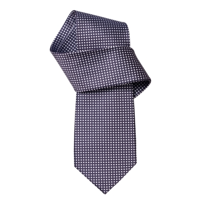 Charles Tyrwhitt Granger Navy Spot Woven Tie