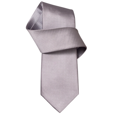 Charles Tyrwhitt Granger Silver Spot Woven Tie