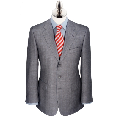 Grey Glen Check English Suit Jacket