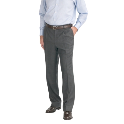 Charles Tyrwhitt Grey Glen Check English Suit Trousers