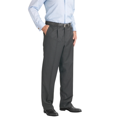 Charles Tyrwhitt Grey Pinstripe High Yarn Count Suit Trousers