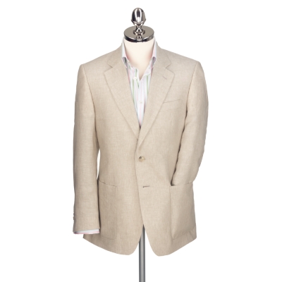 Oatmeal Linen Suit Jacket