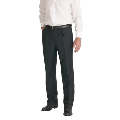 Charles Tyrwhitt Dark Grey Lightweight Wool Trousers