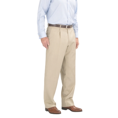 Charles Tyrwhitt Stone Lightweight Wool Trousers